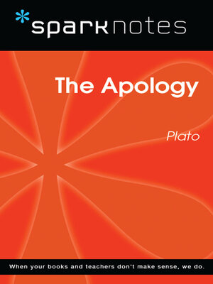 cover image of The Apology (SparkNotes Philosophy Guide)